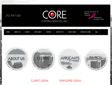Tablet Screenshot of employcore.com